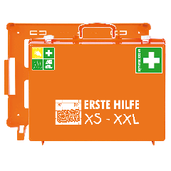 Erste-Hilfe-Koffer Schule XS-XXL MT-CD orange
