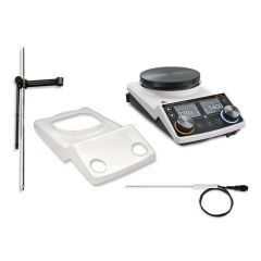 Heidoplh Heiz- und Magnetrührer Hei-PLATE Mix’n’Heat Ultimate Sensor Advanced Paket Ultimate, 20l, Drehzahlbereich 100 bis 1400 min⁻¹, USB / RS 232 / LAN, Raumtemperatur bis +350 °C 