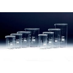 Becherglas 250ml, hohe Form, mit Ausguss und Graduierung, Boro 3.3 (10er Set)