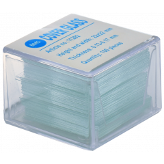 Deckgläser, 22 x 22 mm, 100 Stück, ca. 0,13 - 0,17 mm stark