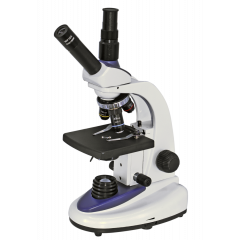 Schulmikroskop BMS 145 FL Dualansicht, monokular mit Tubus, 40x-400x Vergrößerung, Akkubetrieb, LED und Anti-Pilz-Optik, ideal für die Sekundarstufe 1 und 2