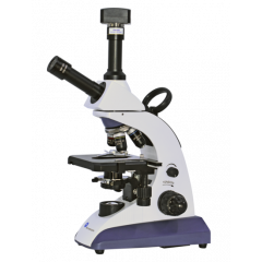 BMS EduLED 100 FLArQ, monokulares Schülermikroskop, mit 3 MP Kamera, mit 400x Vergrößerung (optional 600x, 1000x), Akkubetrieb und LED