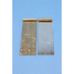 Bleiblech-Elektrode, 95 x 30 mm, mit 4-mm-Anschluss, Paar, für Elektrolyse Set (Art. 5001000120)