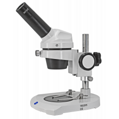 Stereomikroskop BMS MS-2, monokular, 20x Vergrößerung, WF 10x/20 mm, Grobtrieb, Säulenstativ, vertikaler Tubus