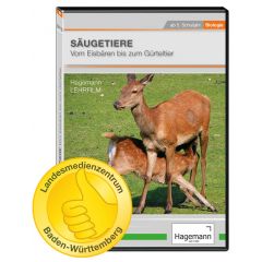 DVD-Lehrfilm Säugetiere, von HAGEMANN, ab Sekundarstufe 1, 180276