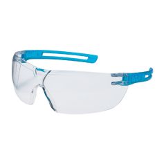 Schutzbrille uvex x-fit blau/transluzent, innen beschlagfrei, außen extrem kratzfest und chemikalienbeständig