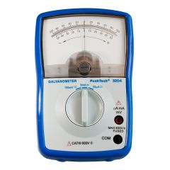 Analoges Galvanometer, +/- 50µA / 5 mA/100 mV DC (PT 3204)