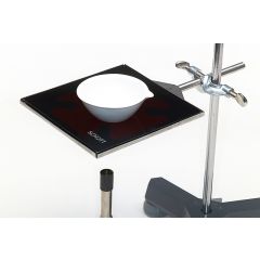 Plattenhalter für Ceran Laborschutzplatte, 155 x 155 mm