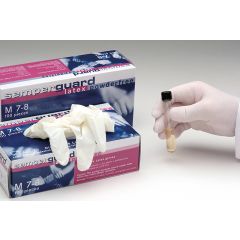 Einmal-Schutzhandschuhe, aus Latex, puderfrei, Größe M
