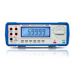 Tischmultimeter mit großer Anzeige und USB-Anschluss, Netz- und Batteriebetrieb (P 4090)