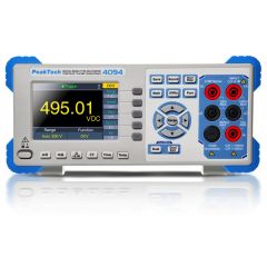 «PeakTech® P 4094» Grafisches Tischmultimeter ~ 55.000 Counts ~ mit TFT & RS-232 Schnittstelle