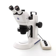 ZEISS Zoom-Stereomikroskop Stemi 305, 16x/14; ZOOM 5:1; 0.8-8.0; 2.0x Vorsatzlinse, VisiLED Ringlicht