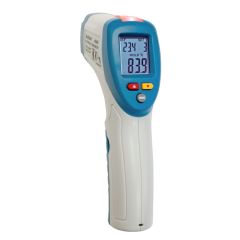 Temperaturmessgerät, Infrarot-Thermometer zur Messung von Oberflächentemperaturen, von -50 ... +380°C, LCD, mit Differenztemperaturmessung