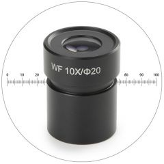 Euromex Okular mit Mikrometer WF 10x/20mm für Stereomikroskope der Euromex AP Serie (50.811)