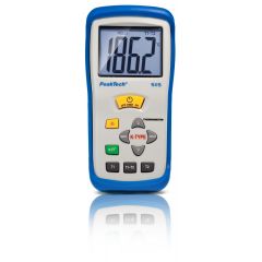 Digital-Thermometer, 2 Kanal, NiCr-Ni Typ K, von -50 bis +1300°C, mit °C/°F Anzeige