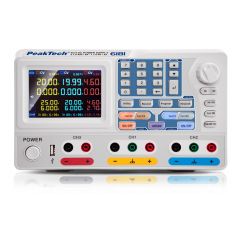 Programmierbares DC-Netzgerät, , 0...30 V, 0...6 A, LAN, RS-232, USB, (P 6181)