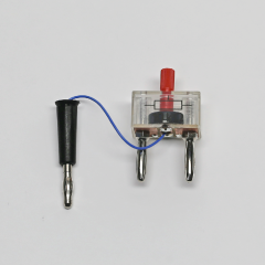 Stellwiderstand auf Steckelement, 10 kΩ, mit Spannungsteiler, 19 mm Abstand, Universal Steckplatte von Cornelsen