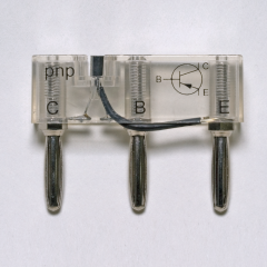 Transistor pnp, auf Steckelement, 19 mm Abstand, für Universal Steckplatte von Cornelsen