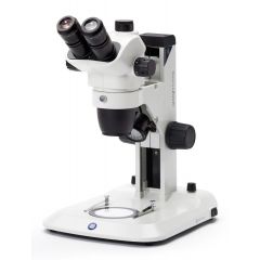 Euromex NexiusZoom NZ.1903‑S, trinokulares Stereomikroskop, 6.7-45x, Zahnstangenstativ, Auflicht und Durchlicht