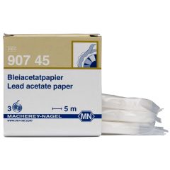 Qualitatives Bleiacetat Papier für Sulfid: 5 mg/L S²⁻, Nachfüllpack mit 3 Rollen mit 5m