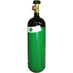 Laborgas Helium, Stahlflasche mit 2L