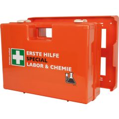 Verbandkoffer Labor & Chemie, nach DIN 13 157 zzgl. Spezialfüllung für Labor & Chemie