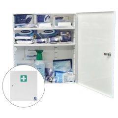 Verbandschrank Labor & Chemie, DIN 13 157 zzgl. Spezialfüllung für den Labor- und Chemiebereich