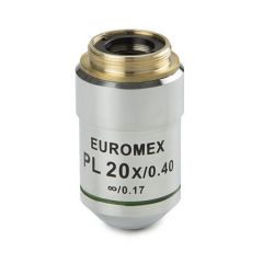 Euromex Infinity Plan PL 20 x / 0,40 IOS-Objektiv, Arbeitstand 1,5 mm (AE.3108), für Euromex Oxion®