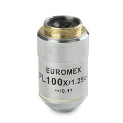 Euromex Infinity Plan S100x/1,25 Immersionsöl IOS-Objektiv, Arbeitstand 0,18 mm (AE.3114), für Euromex Oxion®