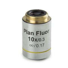 Euromex Plan semi-apochromatisches Fluarex 10x/0,30 IOS-Objektiv, Arbeitstand 10,6 mm (AE.3146), für Euromex Oxion®