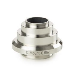 Euromex 0,55x C-Mount-Adapter für Leica DM Mikroskop mit 35 mm Fotoanschluss und 1/2 Zoll C-Mount-Kameras (AE.9855-L)