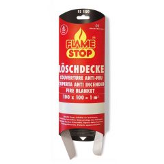 Löschdecke für Schulen FLAME STOP, 100 x 100 cm
