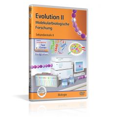 Evolution II - Molekularbiologische Forschung, Film für den Biologieunterricht, GIDA DVD, Sekundarstufe II BIO-DVD044-5ML