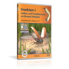 Insekten I - Aufbau und Fortpflanzung am Beispiel Maikäfer, GIDA DVD, ca. 31 min, Sekundarstufe I, Klassen 7-9, BIO-DVD053-5ML