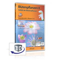 Blütenpflanzen II - Vielfalt der Blütenpflanzen - real3D Software, GIDA, Sekundarstufe I, Klasse 5-6