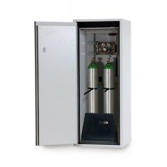 Asecos Druckgasflaschenschrank G90 für 10-Liter-Gasflaschen, passend für 2 x 10 Liter