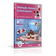 Aldehyde, Ketone & Carbonsäuren, Film für den Chemieunterricht, GIDA DVD, Sekundarstufe II, Klassen 7-10 CHEM-DVD006-5ML