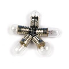 Glühlampen 6 V/1 A, E10, Satz v. 5 Stück, NTL, DE309-4S