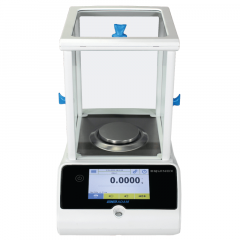 Semimikro- und Analysenwaage, Equinox® EAB 314e, von Adam Equipment, Wägebereich 310g, Ablesbarkeit 0,0001g, Wägeplatte 80mm Ø, RS-232 und USB Schnittstelle