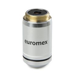 Euromex Plan PLi S100x/1.25 IOS Objektiv, unendlich korrigiert. Arbeitsabstand 0,13 mm und 0,17mm Deckglas korrigiert (IS.7200), für Euromex iScope® 