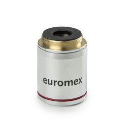 Euromex Plan Fluarex PLFi 4x/0,13 IOS Objektiv, unendlich korrigiert, Arbeitsabstand 16,3 mm und 0,17mm Deckglas korrigiert (IS.7404), für Euromex iScope® 