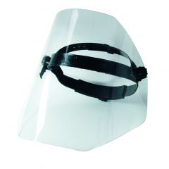 Gesichtsschutzschirm, leichte Ausführung mit verstellbarer Kopfhalterung 