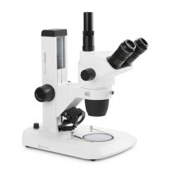 Euromex Zoom-Stereomikroskop NexiusZoom EVO, NZ.1703-S, trinokular, 6.5x-55x, Zahnstangenstativ