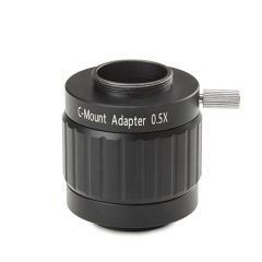 Euromex Fotoadapter C-mount mit 0,5x Linse für 1/2 Zoll Kameras für Stereomikroskope der Euromex NexiusZoom (EVO) Serie (NZ.9850)