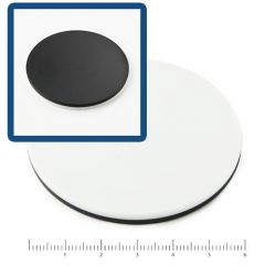 Euromex Paar Objekttisch-Platten (schwarz/weiß) für Stereomikroskope der Euromex NexiusZoom (EVO) Serie (NZ.9956)e Objektplatte, 60 mm Durchmesser für Stereomikroskope der Euromex AP Serie (50.874)