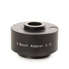 Euromex  Fotoadapter mit 0,5x-Objektiv für die inversen Mikroskope Oxion (Revision 2) und Oxion Inverso und 1/2-Zoll-Kamera mit C-Ring (OX.9850), für Euromex Oxion®