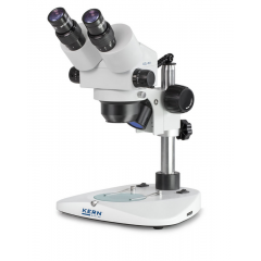 KERN Stereomikroskop OZL 451, binokular, Stereo-Zoom-Mikroskop, 7,5x - 50x Vergrößerung, Halogen