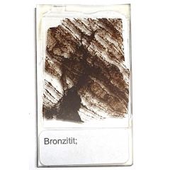 Dünnschliff "Bronzitit", Krantz (P81)