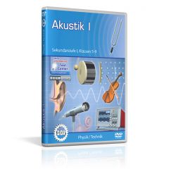 Akustik I, GIDA DVD, Sekundarstufe I, Klassen 5-9, GIDA PHYS-DVD009-5ML