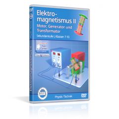 Elektromagnetismus II - Motor, Generator und Transformator, DVD, GIDA, Sekundarstufe II, PHYS-DVD022-5ML